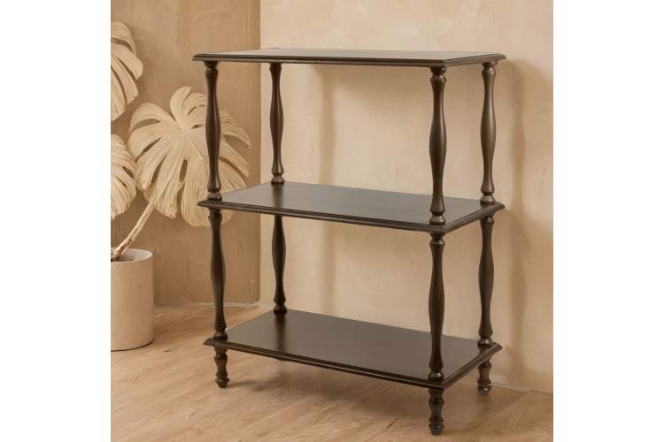 Этажерка П 9 средне-коричневый-9