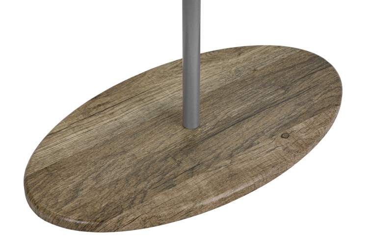 Вешалка костюмная Дэви 3 металлик/дуб крымский состаренный-5