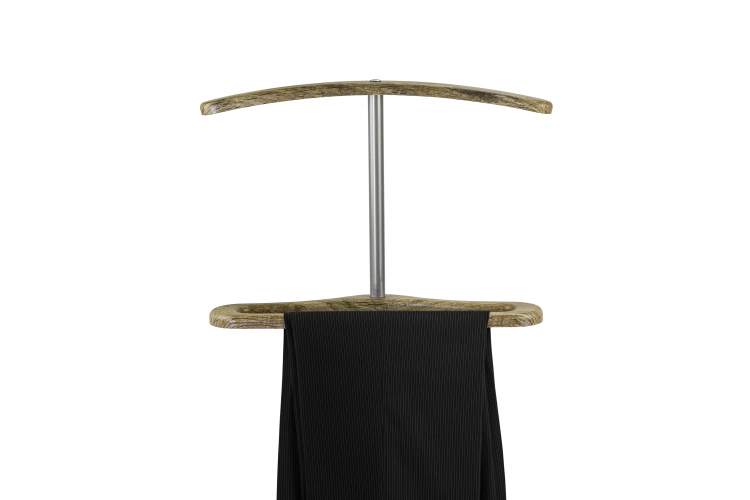 Вешалка костюмная Дэви 3 металлик/дуб крымский состаренный-6