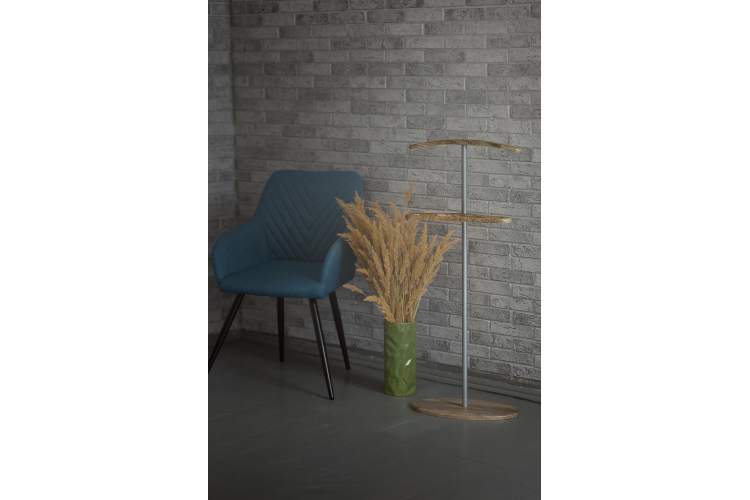 Вешалка костюмная Дэви 3 металлик/дуб крымский состаренный-9