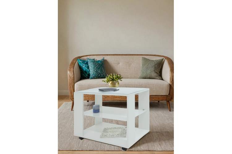 Стол журнальный BeautyStyle 5 белый/Luminar 189-8