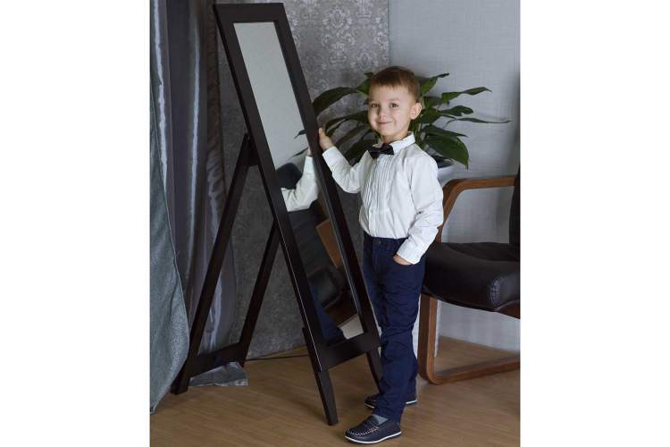 Зеркало напольное BeautyStyle 1 черный 138 см х 35 см-7