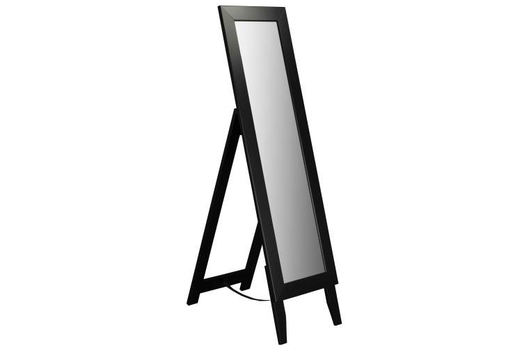 Зеркало напольное BeautyStyle 1 черный 138 см х 35 см