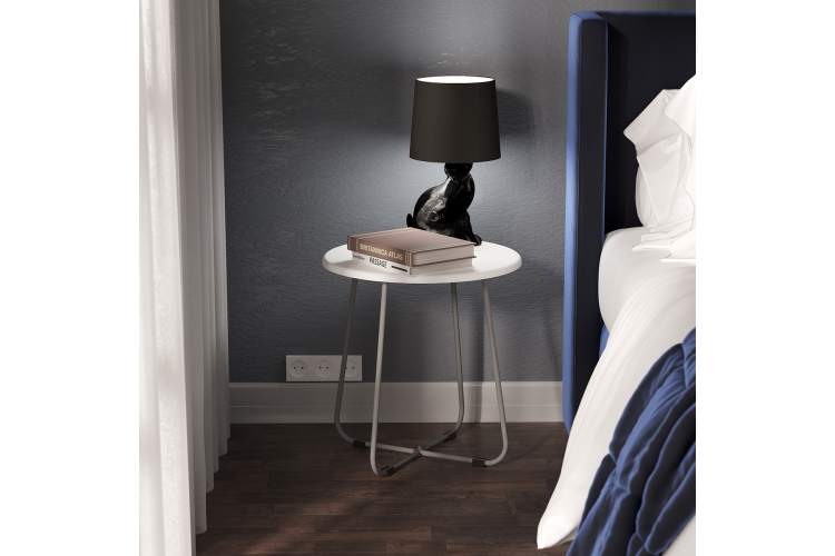 Стол журнальный BeautyStyle 14 белый/металлик-5