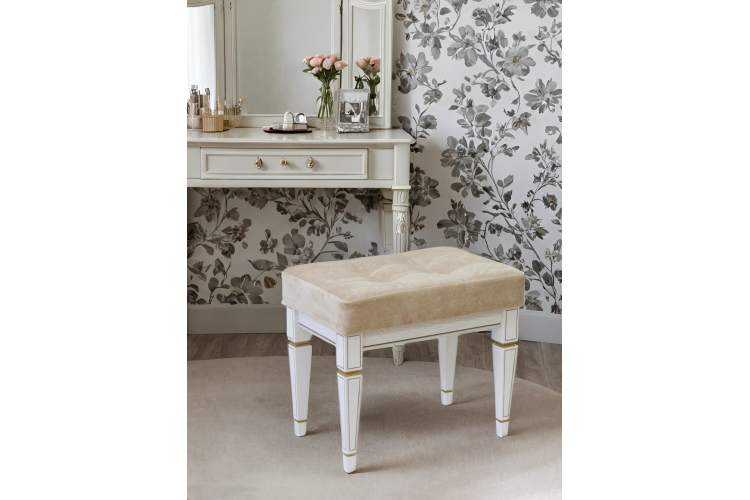 Банкетка Васко В 97Н белый ясень/золото-2