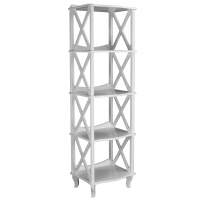 Этажерка-стеллаж Джульетта 4 уровня, молочный дуб Л