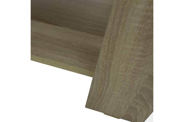 Стол журнальный BeautyStyle 26 сонома/стекло черное-6