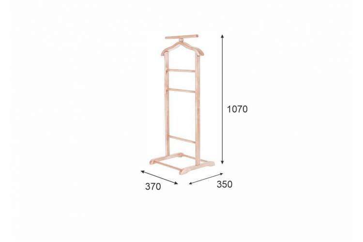 Вешалка костюмная В 6Н светло-коричневый-1