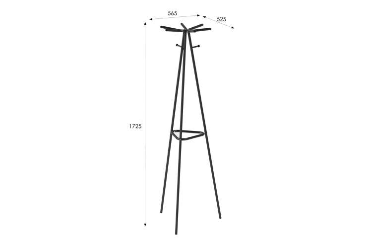 Вешалка напольная Галилео 217 черный-10