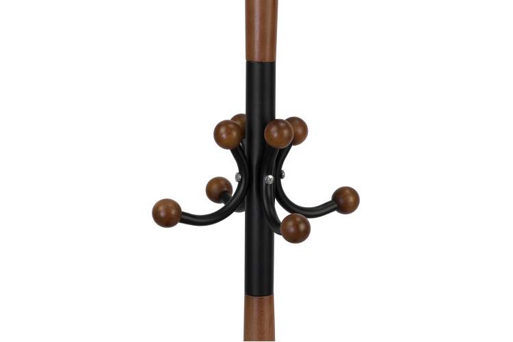 Вешалка напольная Д 1 черный/ средне-коричневый-3