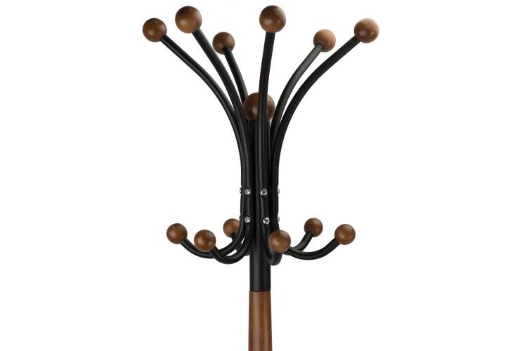 Вешалка напольная Д 1 черный/ средне-коричневый-4