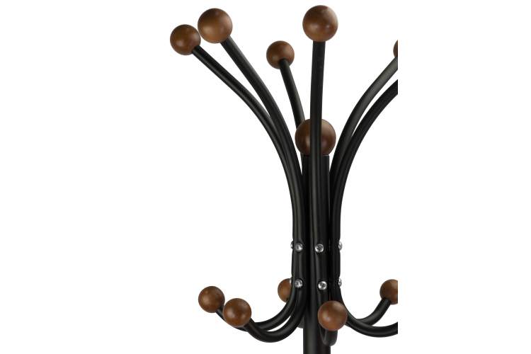 Вешалка напольная Д 1 черный/ средне-коричневый-5