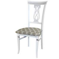 Стул Агнесс белый/серебро, Маркус серебро