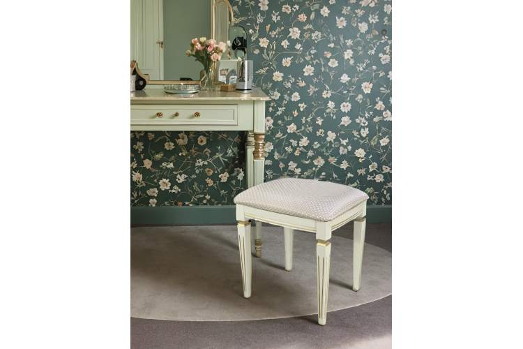 Банкетка Васко В 107Н слоновая кость/золото, Атина ваниль-5