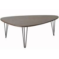 ъСтол журнальный Престон браун/черный в гостиную