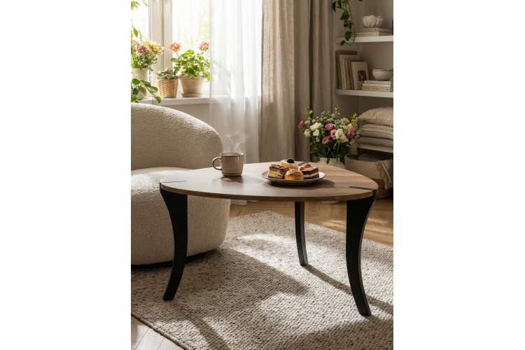 Стол журнальный BeautyStyle 34 дуб вотан/черный-24