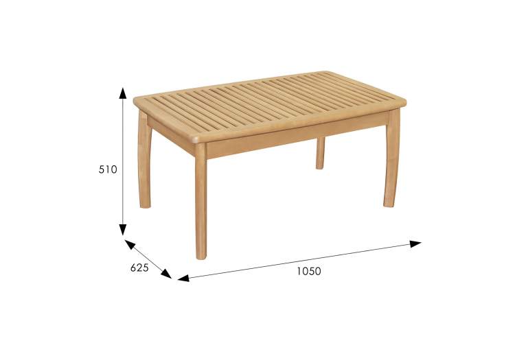 Стол журнальный Массив решетка бук-9