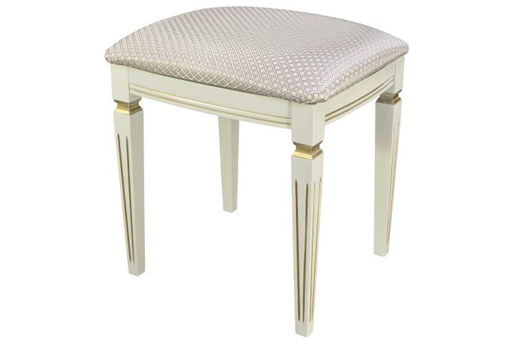 Банкетка Васко В 107Н слоновая кость/золото, Атина ваниль