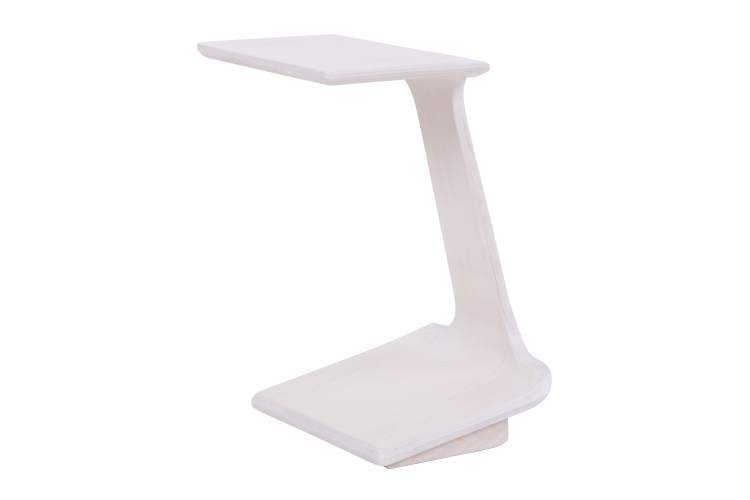 Стол журнальный приставной Неро 2 белый ясень