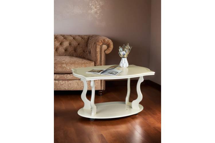 Стол журнальный Берже 3 слоновая кость-17