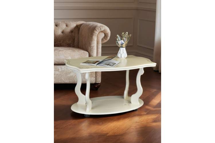 Стол журнальный Берже 3 слоновая кость-15