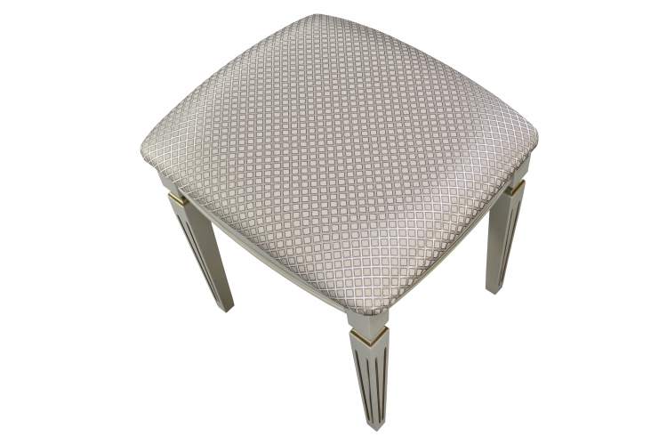 Банкетка Васко В 107Н слоновая кость/золото, Атина ваниль-1