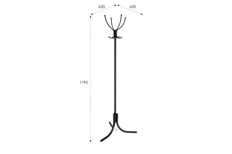 Вешалка напольная М 3 черный-1