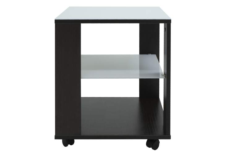 Стол журнальный BeautyStyle 6 венге/стекло белое-2