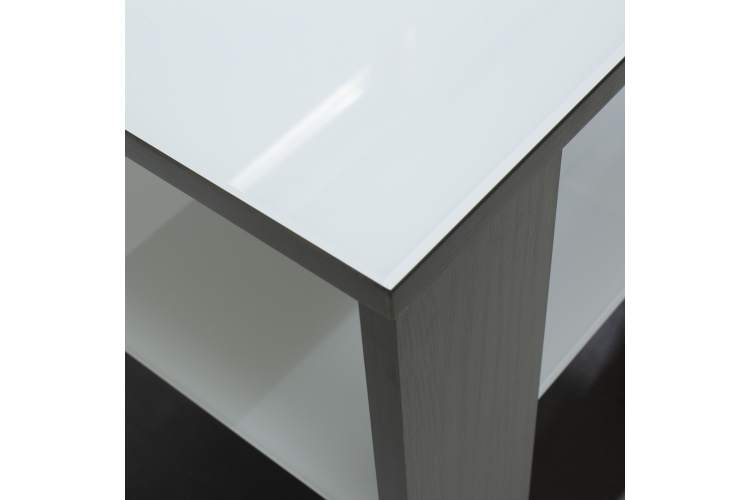 Стол журнальный BeautyStyle 6 венге/стекло белое-3