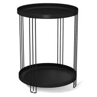 Столик журнальный SHT-CT31 чёрный муар в гостиную