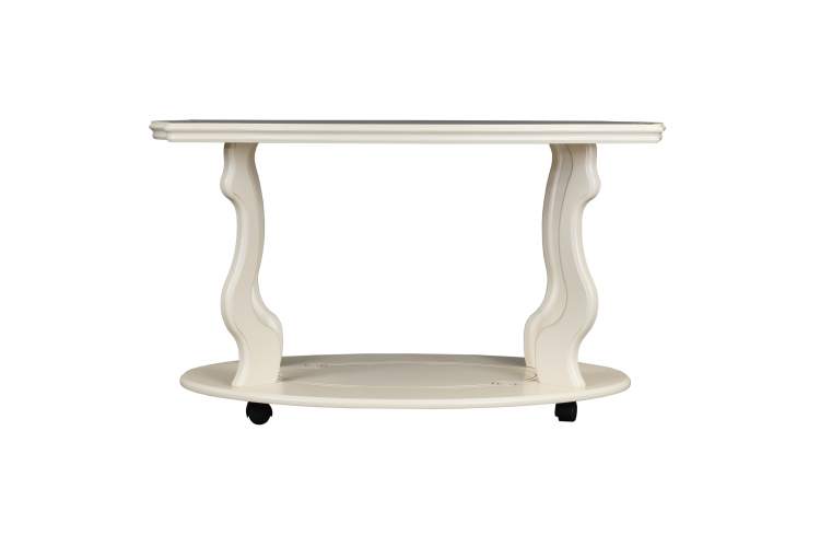 Стол журнальный Берже 3 слоновая кость-1