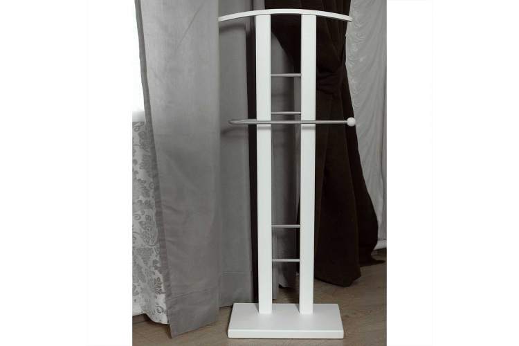 Вешалка костюмная ГАЛАНТ 321 металлик/белый-7