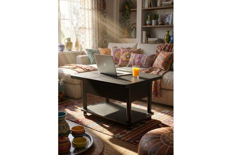 Стол-трансформер Джокер графит/черный-8