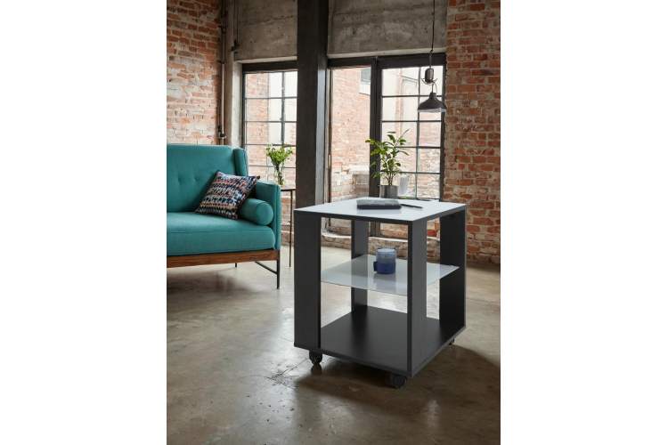 Стол журнальный BeautyStyle 6 венге/стекло белое-10