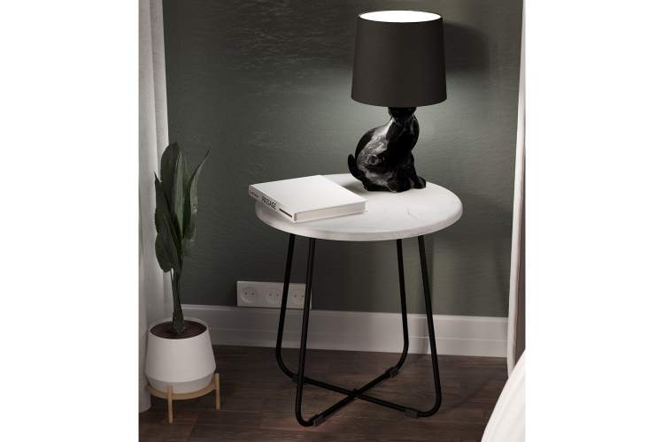 Стол журнальный BeautyStyle 14 дуб дымчатый/черный-13