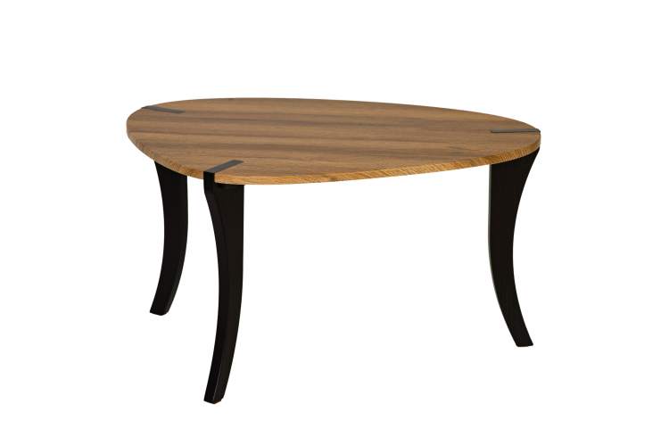 Стол журнальный BeautyStyle 34 дуб вотан/черный