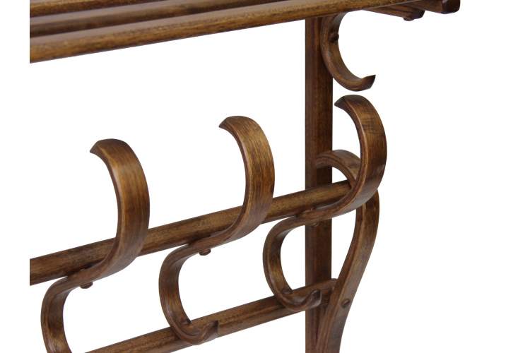 Вешалка настенная В 7Н средне-коричневый-2