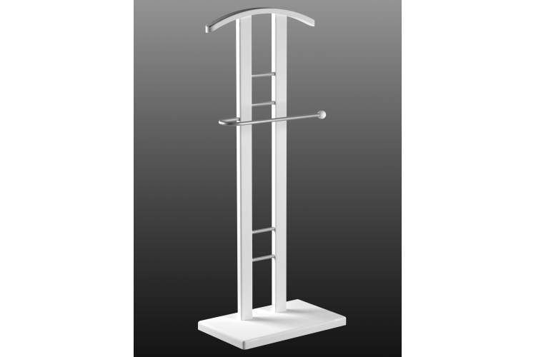 Вешалка костюмная ГАЛАНТ 321 металлик/белый-1