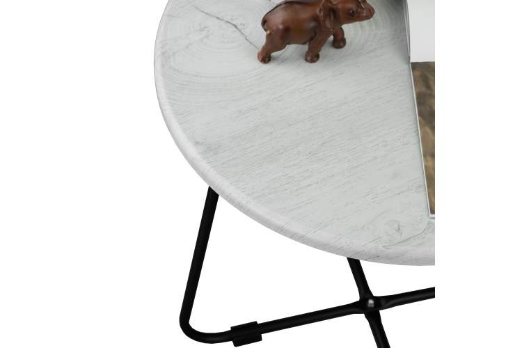 Стол журнальный BeautyStyle 14 дуб дымчатый/черный-7