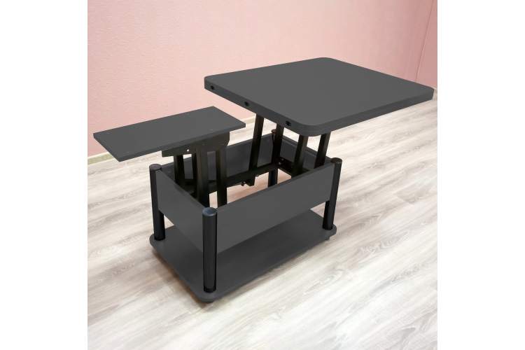 Стол-трансформер Джокер графит/черный-5