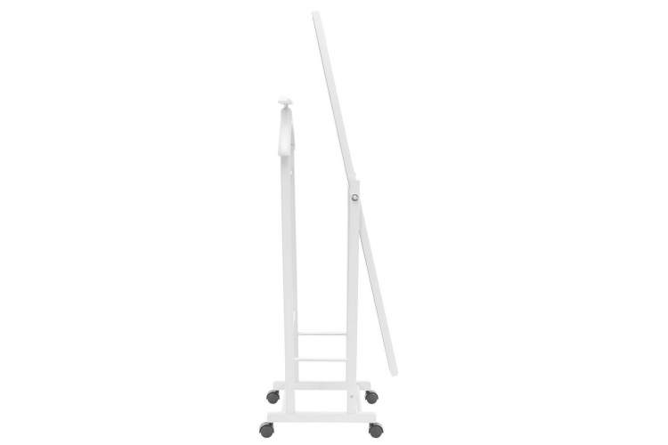 Вешалка костюмная с зеркалом на колесах В 24Н белый-2