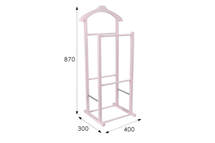 Вешалка костюмная детская В 28Н розовый-8