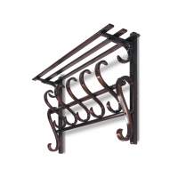 Вешалка настенная В 7Н темно-коричневый