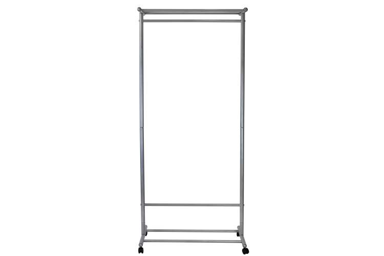 Вешалка напольная на колесах М 9 металлик-1