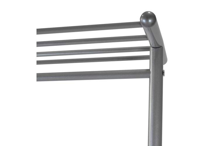 Вешалка напольная на колесах М 9 металлик-4