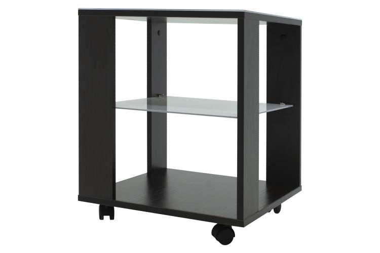 Стол журнальный BeautyStyle 6 венге/стекло белое-1