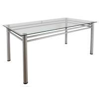 Стол обеденный Робер 15 металлик- без рисунка