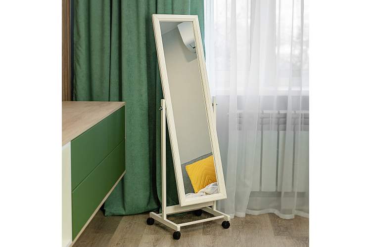 Зеркало напольное В 27Н слоновая кость 137 см х 42,5 см-11