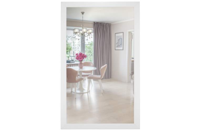 Зеркало настенное BeautyStyle 11 белый 118 см х 60,6 см-2