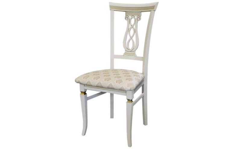 Стул Агнесс слоновая кость/золото, Маркус ваниль